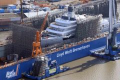 Lloyd Werft Yacht Solaris18.2.21 Luftfoto Scheer